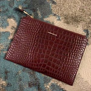 🆕 KAREN MILLEN | Faux Crocodile Skin Clutch